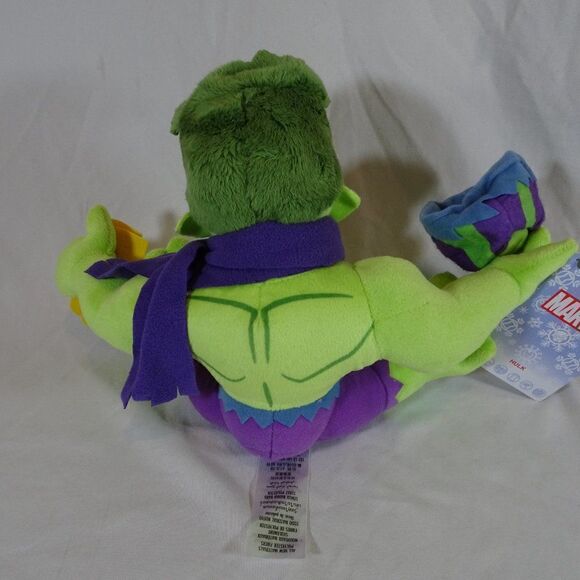 Marvel Holiday Christmas Hulk Plush Doll - Picture 2 of 8